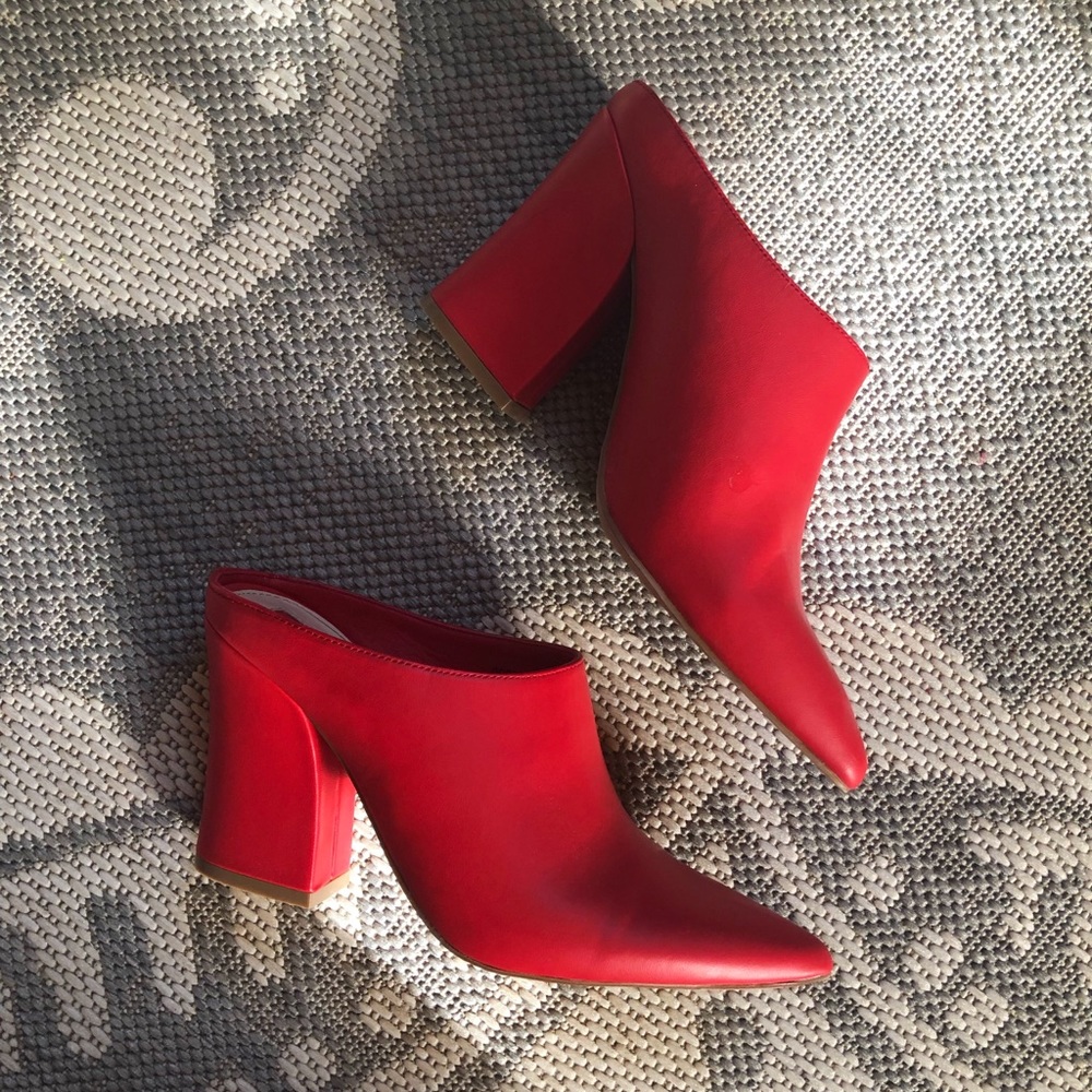 Forever 21 Red Mules